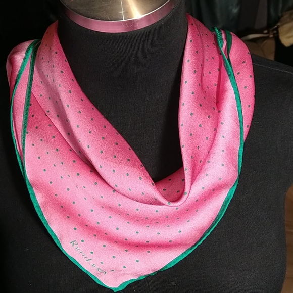 Ralph Lauren Accessories - Ralph Lauren 100% Silk Scarf